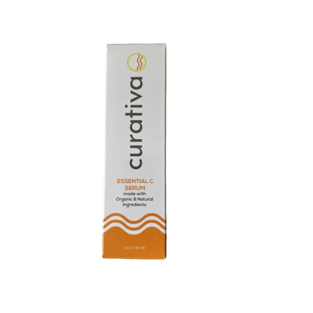 Curativa Bay Essential C Serum 1 oz/30 ml Organic Skincare NEW Factory Sealed